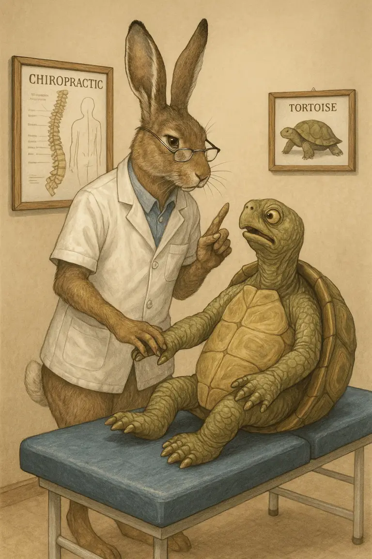 Tortoise vs The Hare (Physio vs Chiropractic)