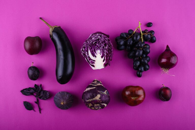 Purple-vegetables-and-fruits-Low-carb brain health challenge